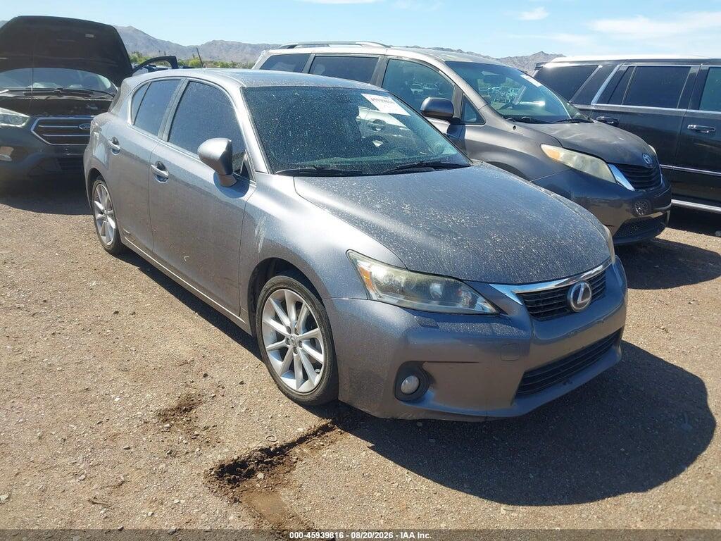 2012 LEXUS CT 200H JTHKD5BH7C2081888
