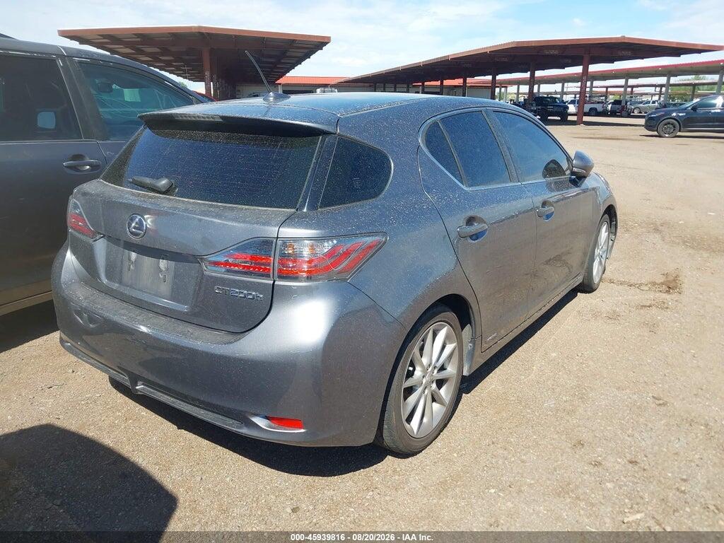 JTHKD5BH7C2081888 2012 LEXUS CT 200H photo no. 4