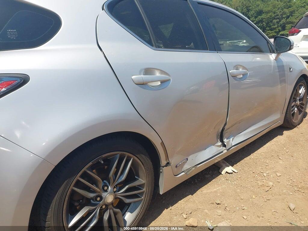 JTHKD5BH0C2068979 2012 LEXUS CT 200H photo no. 6