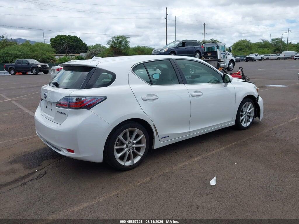 JTHKD5BH0C2083000 2012 LEXUS CT 200H photo no. 4