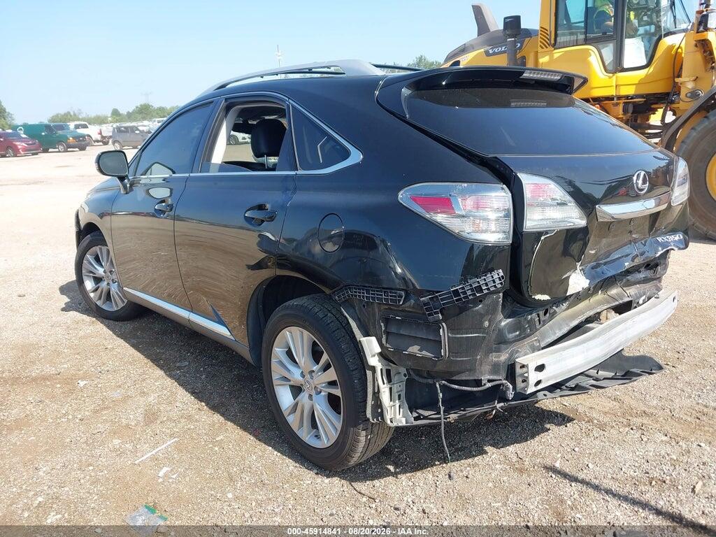 2T2ZK1BA0CC080645 2012 LEXUS RX 350 photo no. 3