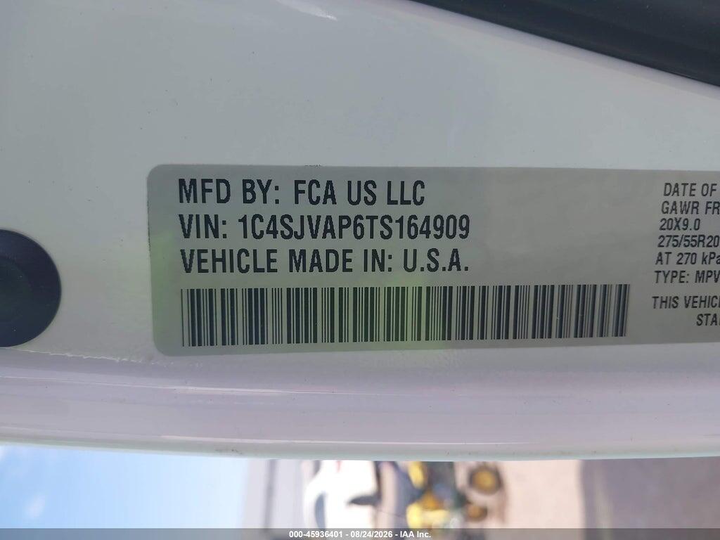 1C4SJVAP6TS164909 2026 JEEP GRAND WAGONEER photo no. 9