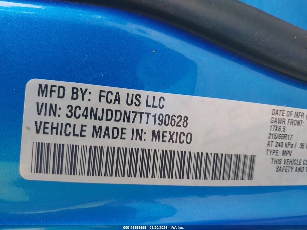 3C4NJDDN7TT190628 2026 JEEP COMPASS photo no. 9