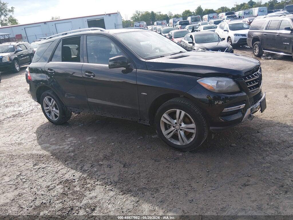 2012 MERCEDES-BENZ ML 350 4JGDA5HB3CA088800
