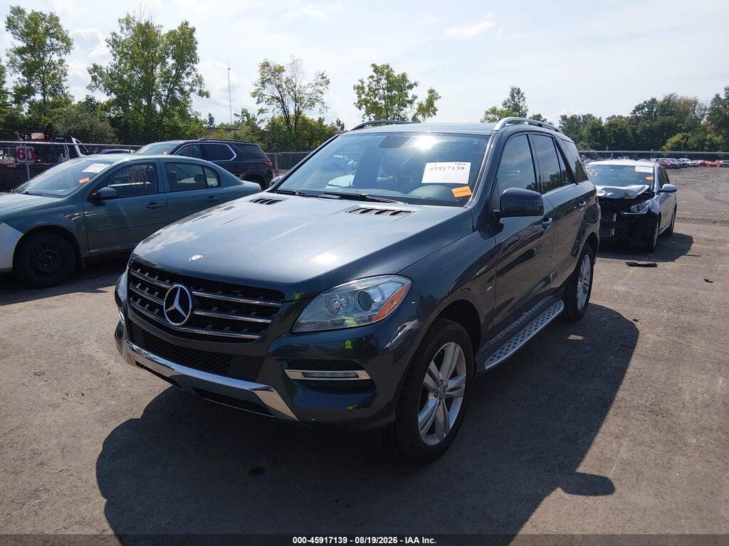 4JGDA5HB4CA017136 2012 MERCEDES-BENZ ML 350 photo no. 2