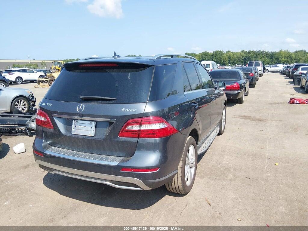 4JGDA5HB4CA017136 2012 MERCEDES-BENZ ML 350 photo no. 4