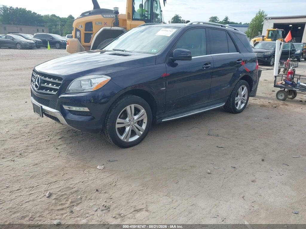 4JGDA5HB2CA014364 2012 MERCEDES-BENZ ML 350 photo no. 2