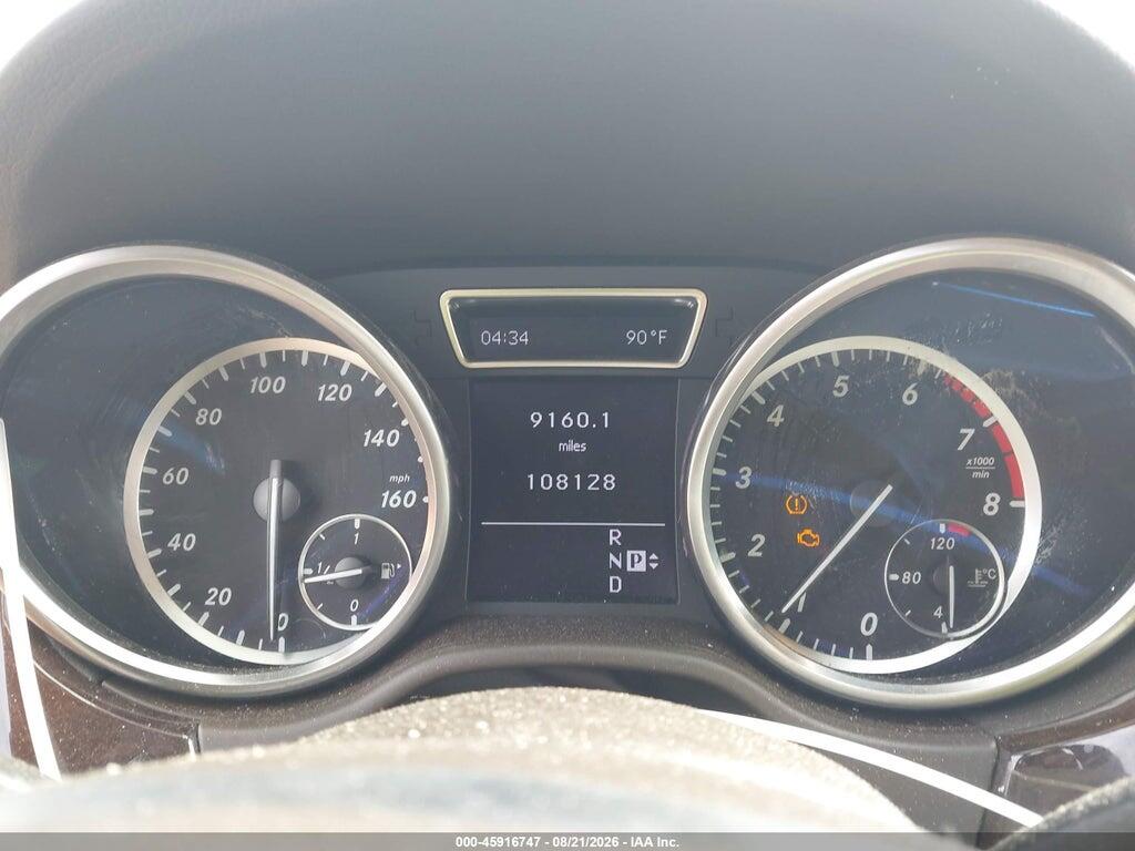 4JGDA5HB2CA014364 2012 MERCEDES-BENZ ML 350 photo no. 7