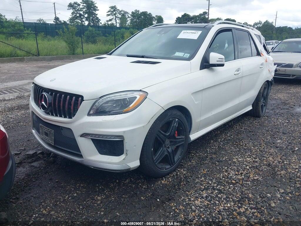 4JGDA7EB3CA043792 2012 MERCEDES-BENZ ML 63 AMG photo no. 2