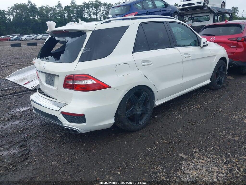4JGDA7EB3CA043792 2012 MERCEDES-BENZ ML 63 AMG photo no. 4