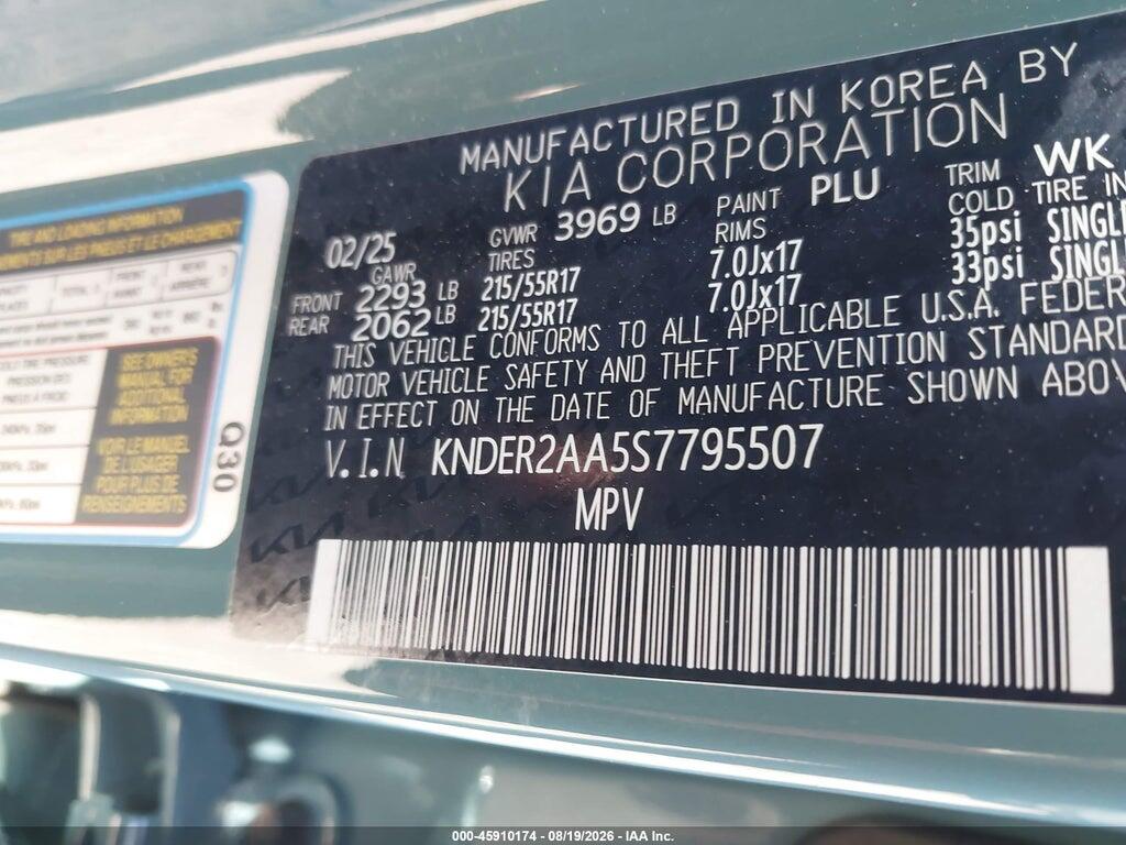KNDER2AA5S7795507 2025 KIA SELTOS photo no. 9