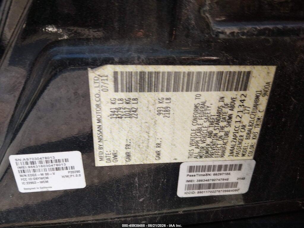 1N4AL2AP1CC121342 2012 NISSAN ALTIMA photo no. 9