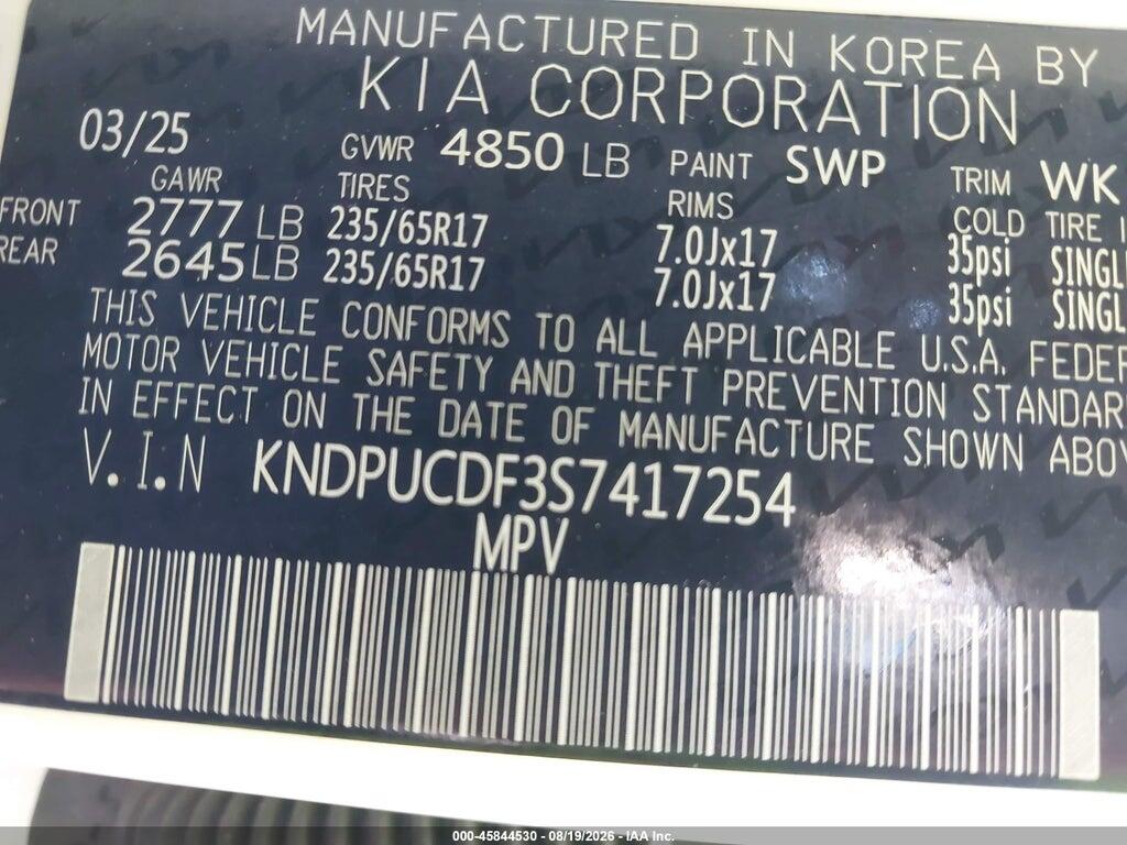 KNDPUCDF3S7417254 2025 KIA SPORTAGE photo no. 9
