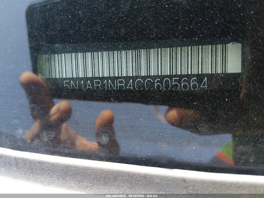 5N1AR1NB4CC605664 2012 NISSAN PATHFINDER photo no. 9