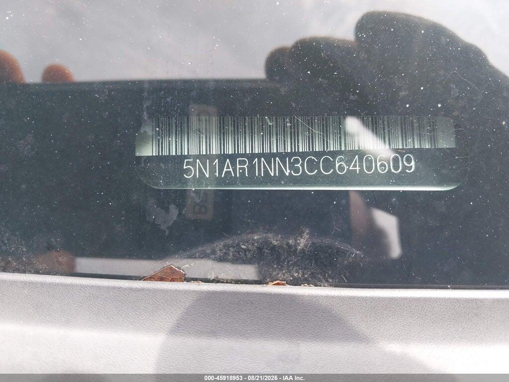 5N1AR1NN3CC640609 2012 NISSAN PATHFINDER photo no. 11