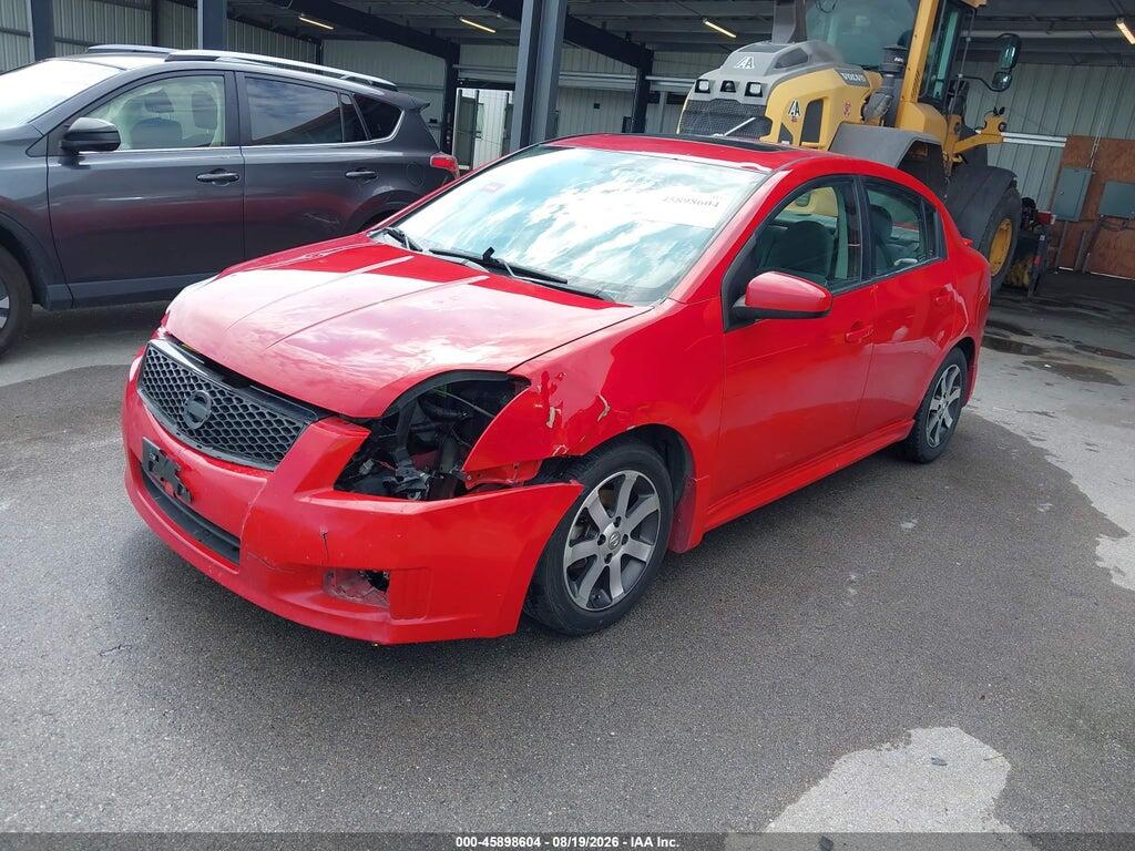 3N1AB6AP4CL766708 2012 NISSAN SENTRA photo no. 2