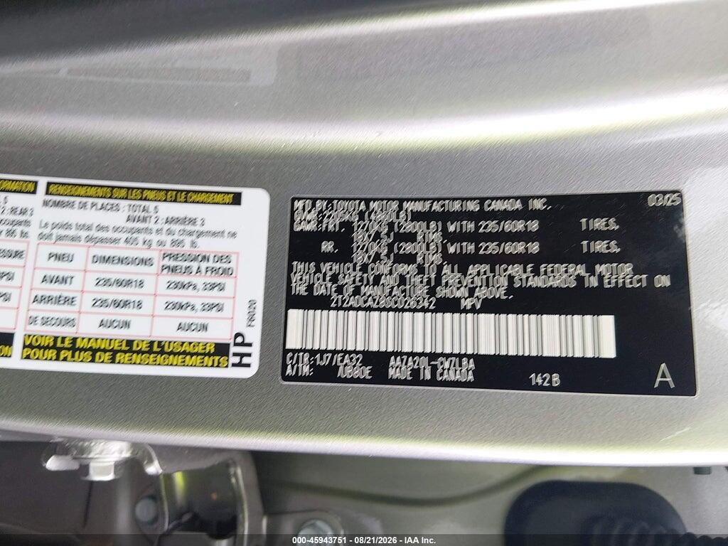 2T2ADCAZ8SC026342 2025 LEXUS NX 250 photo no. 9