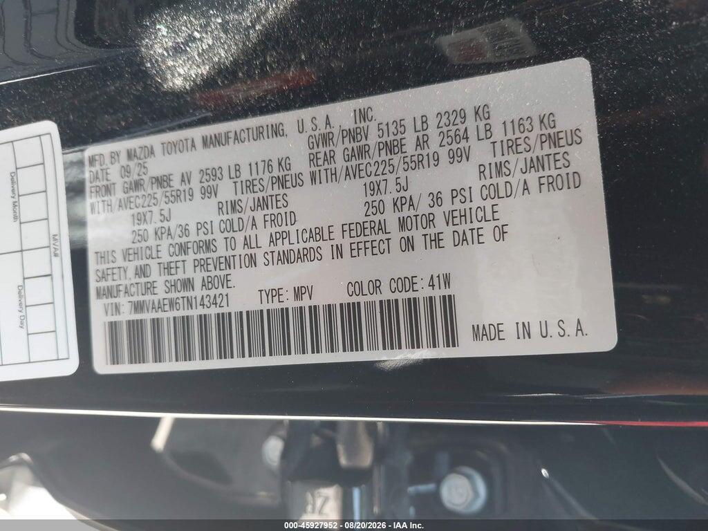 7MMVAAEW6TN143421 2026 MAZDA CX-50 HYBRID photo no. 9