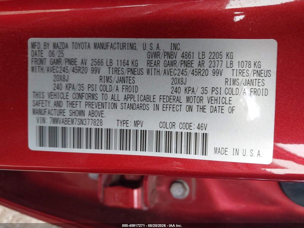 7MMVABEM7SN377828 2025 MAZDA CX-50 photo no. 9