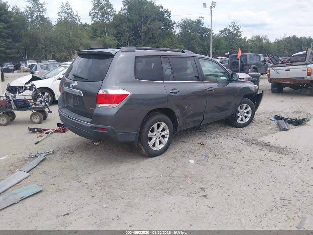 5TDBK3EHXCS111420 2012 TOYOTA HIGHLANDER photo no. 4