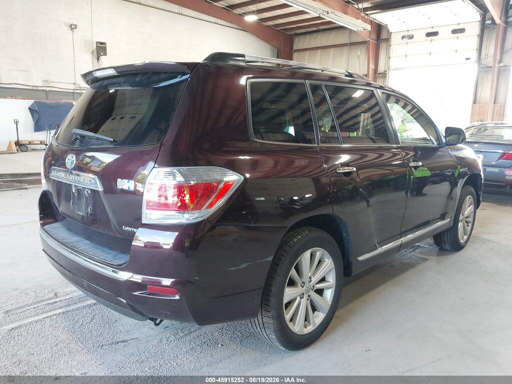 JTEDC3EH2C2008596 2012 TOYOTA HIGHLANDER HYBRID photo no. 4