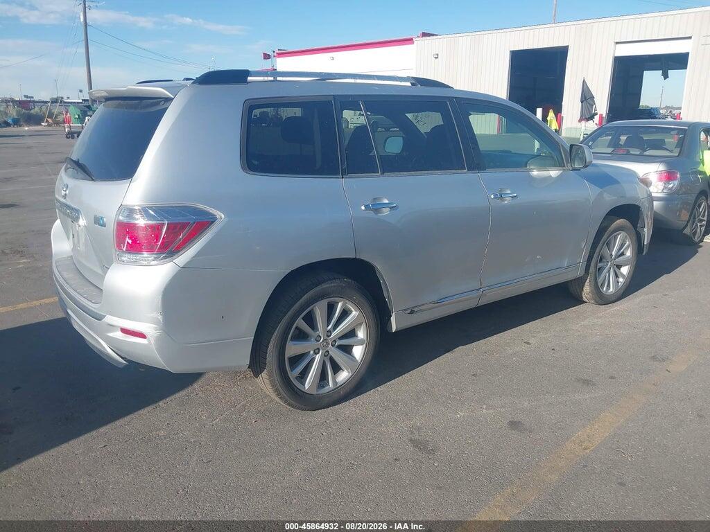 JTEDC3EH0C2004224 2012 TOYOTA HIGHLANDER HYBRID photo no. 4
