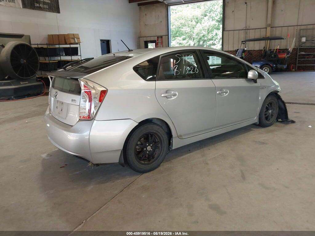 JTDKN3DU1C1496093 2012 TOYOTA PRIUS photo no. 4