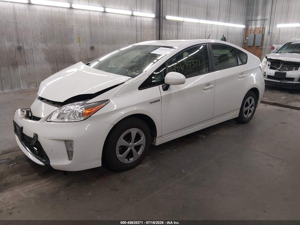 JTDKN3DU2C5375422 2012 TOYOTA PRIUS photo no. 2