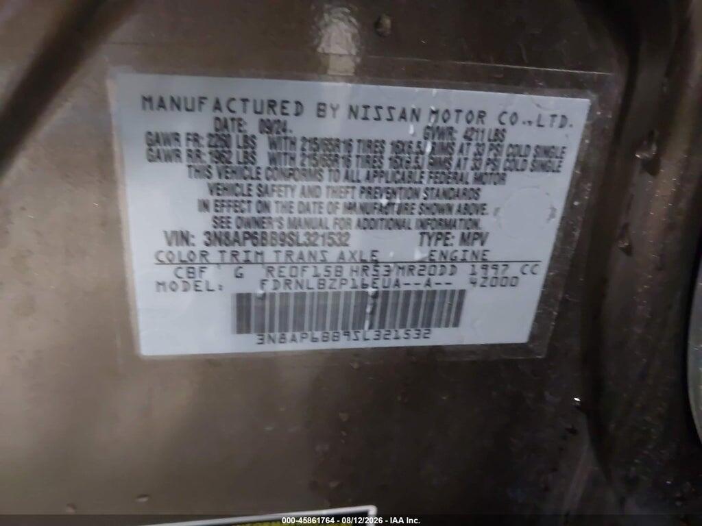 3N8AP6BB9SL321532 2025 NISSAN KICKS photo no. 9