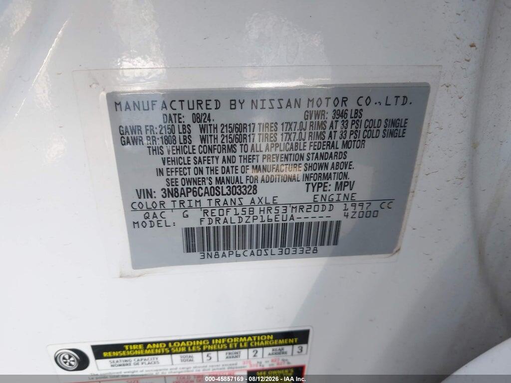 3N8AP6CA0SL303328 2025 NISSAN KICKS photo no. 9