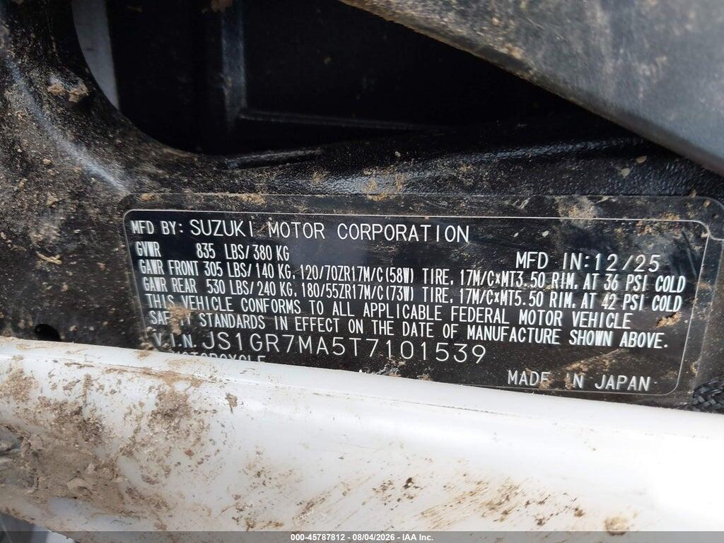 JS1GR7MA5T7101539 2026 SUZUKI GSX-R750 photo no. 10