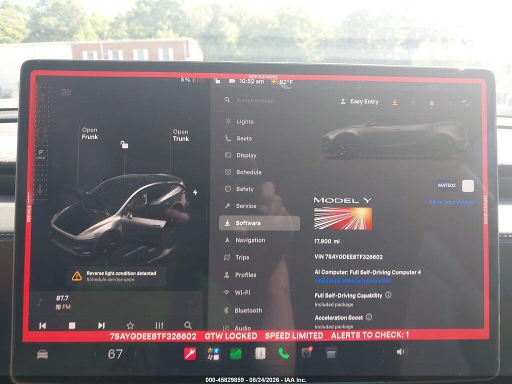 7SAYGDEE8TF326602 2026 TESLA MODEL Y photo no. 7