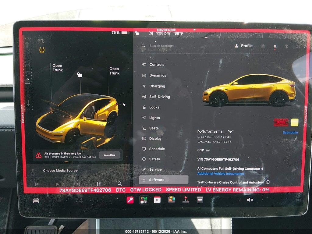 7SAYGDEE9TF462706 2026 TESLA MODEL Y photo no. 7