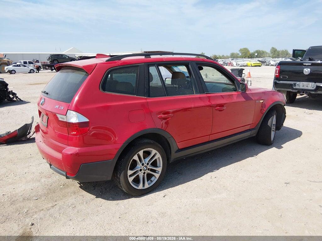 WBXPC93407WF12783 2007 BMW X3 photo no. 4