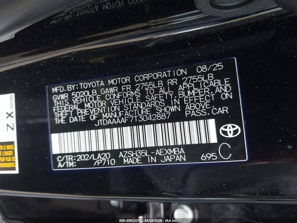 JTDAAAAF7T3042887 2026 TOYOTA CROWN photo no. 9