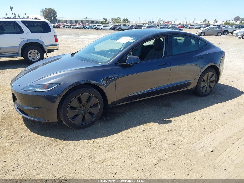 5YJ3E1EA5SF030749 2025 TESLA MODEL 3 photo no. 2