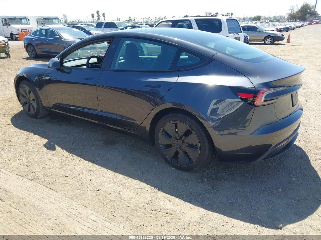 5YJ3E1EA5SF030749 2025 TESLA MODEL 3 photo no. 3