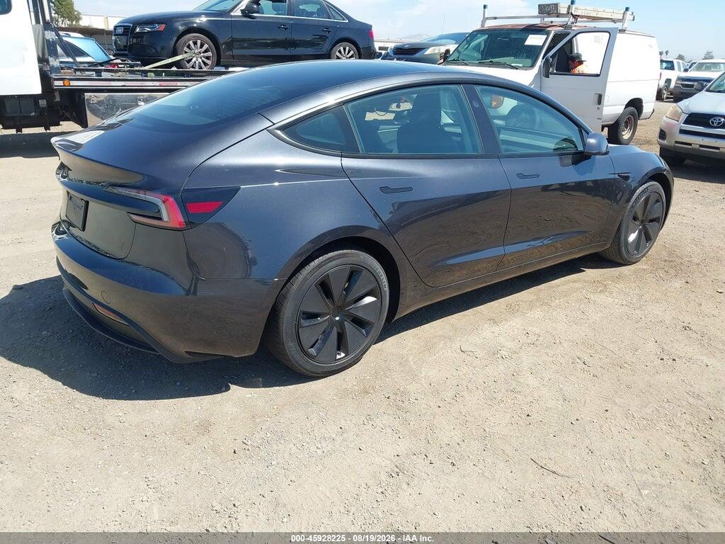 5YJ3E1EA5SF030749 2025 TESLA MODEL 3 photo no. 4