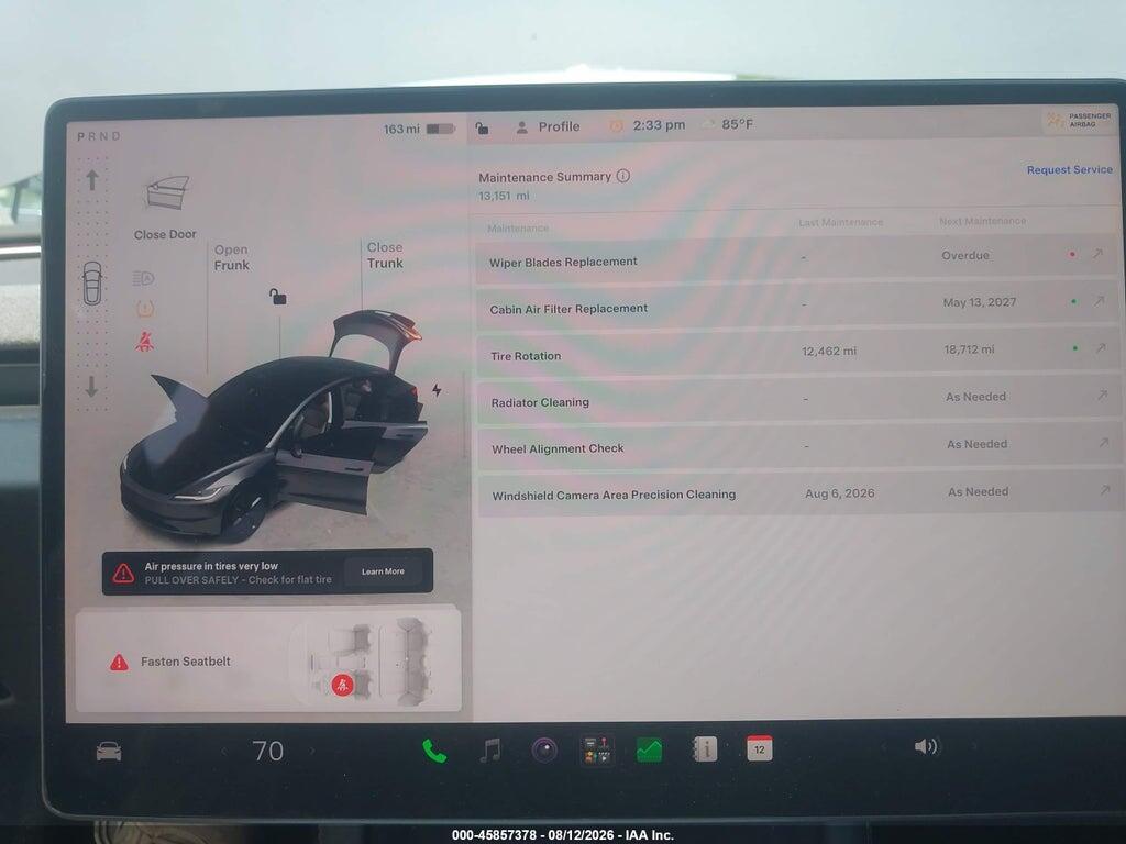 5YJ3E1EA5SF005172 2025 TESLA MODEL 3 photo no. 7