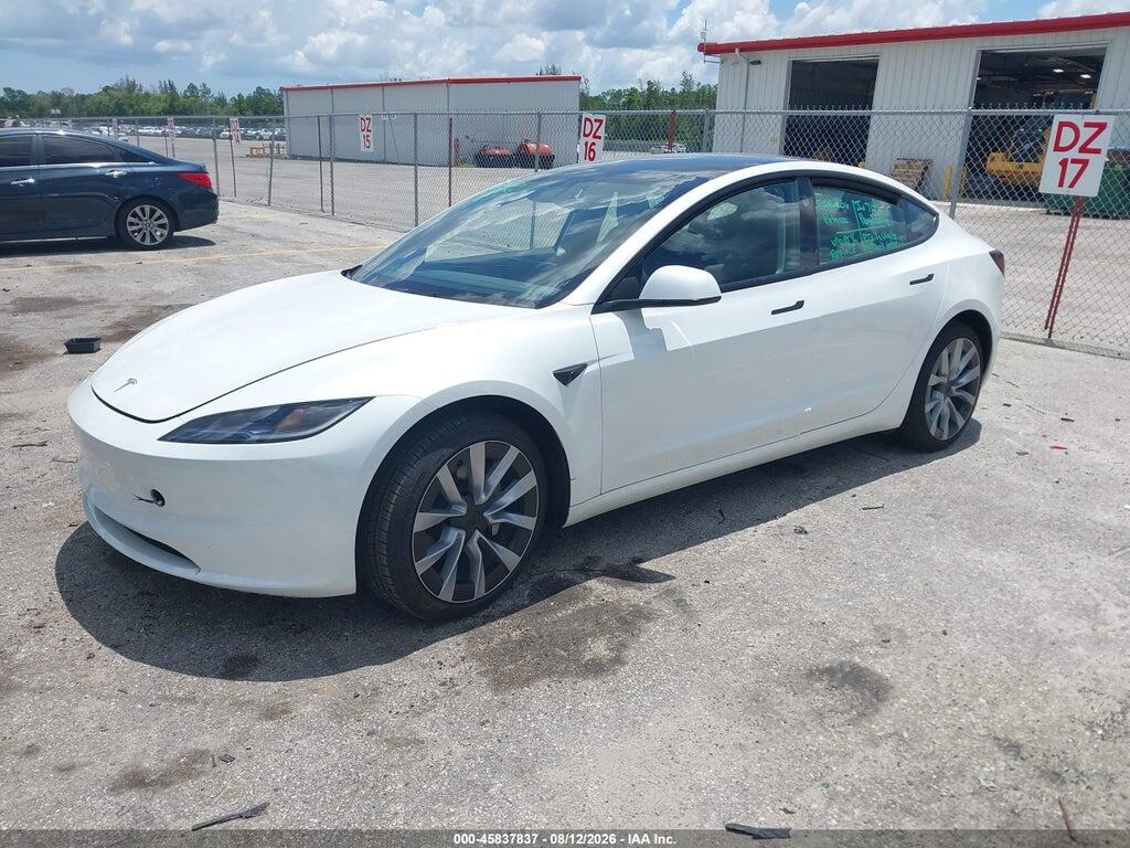 5YJ3E1EA5SF076730 2025 TESLA MODEL 3 photo no. 2