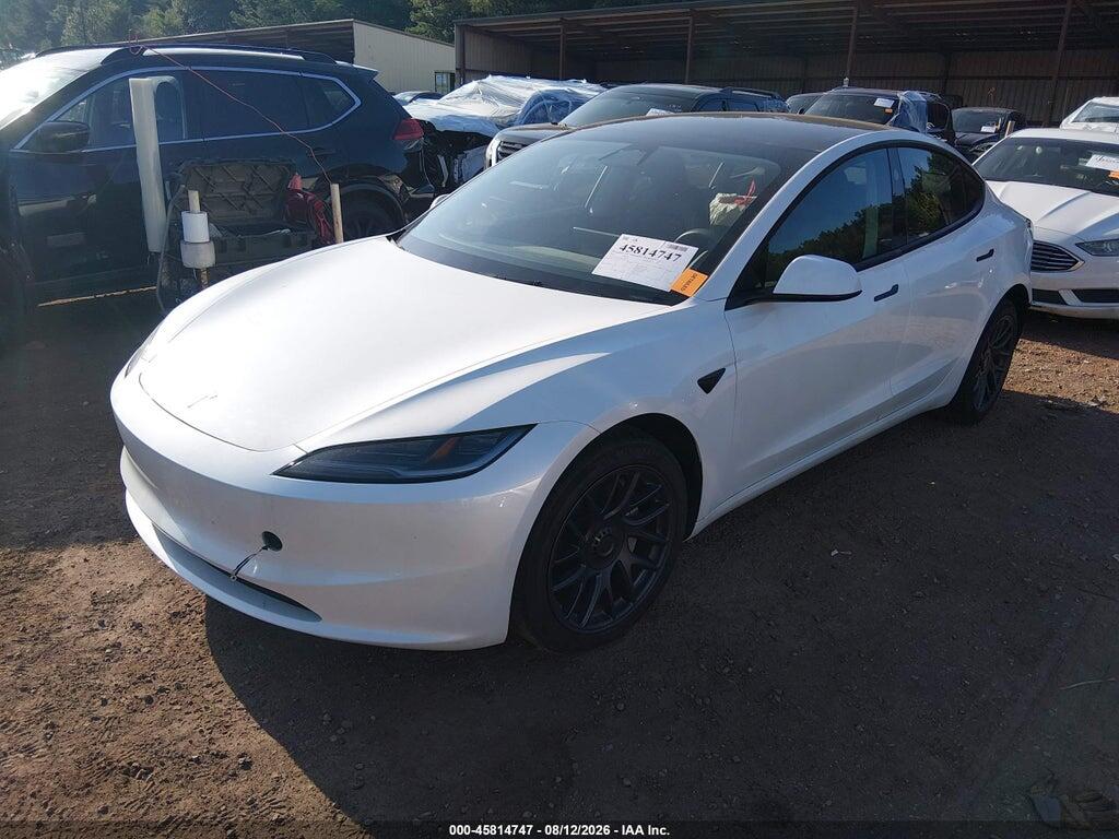5YJ3E1EA9SF950724 2025 TESLA MODEL 3 photo no. 2