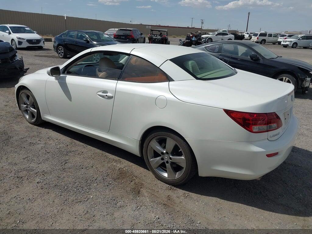 JTHFF2C2XA2504495 2010 LEXUS IS 250C photo no. 3