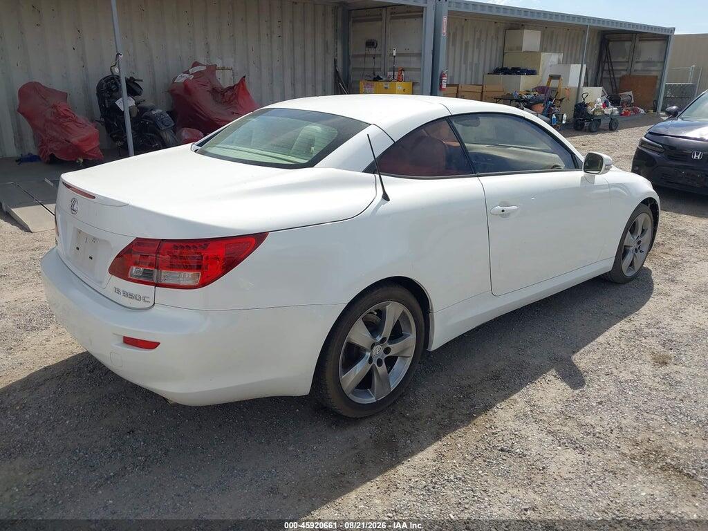 JTHFF2C2XA2504495 2010 LEXUS IS 250C photo no. 4