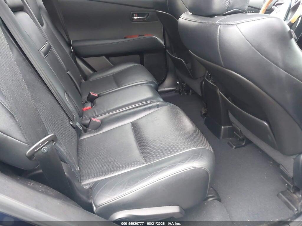 2T2BK1BA2AC059469 2010 LEXUS RX 350 photo no. 8