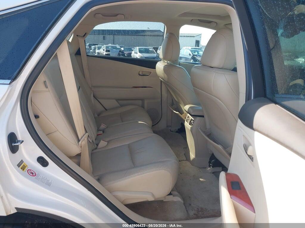 2T2ZK1BA6AC005915 2010 LEXUS RX 350 photo no. 8