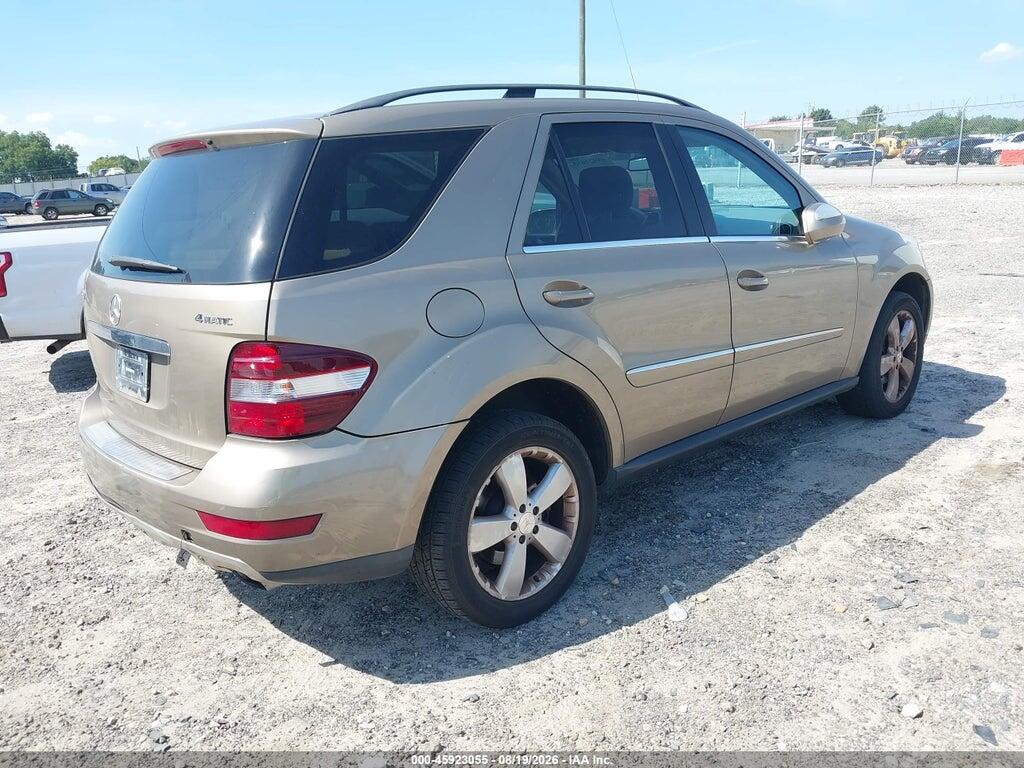 4JGBB8GB4AA566842 2010 MERCEDES-BENZ ML 350 photo no. 4