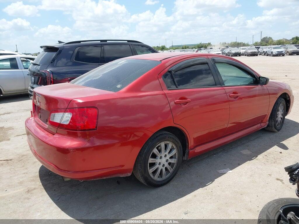 4A32B2FF7AE008687 2010 MITSUBISHI GALANT photo no. 4