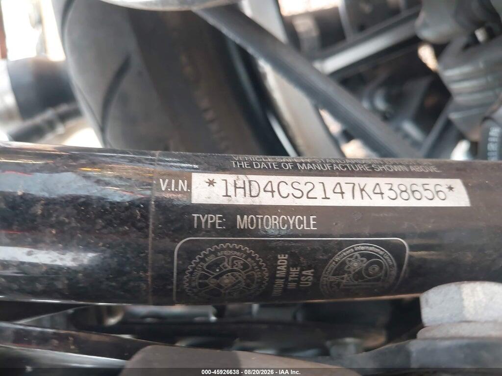 1HD4CS2147K438656 2007 HARLEY-DAVIDSON XL883 photo no. 10