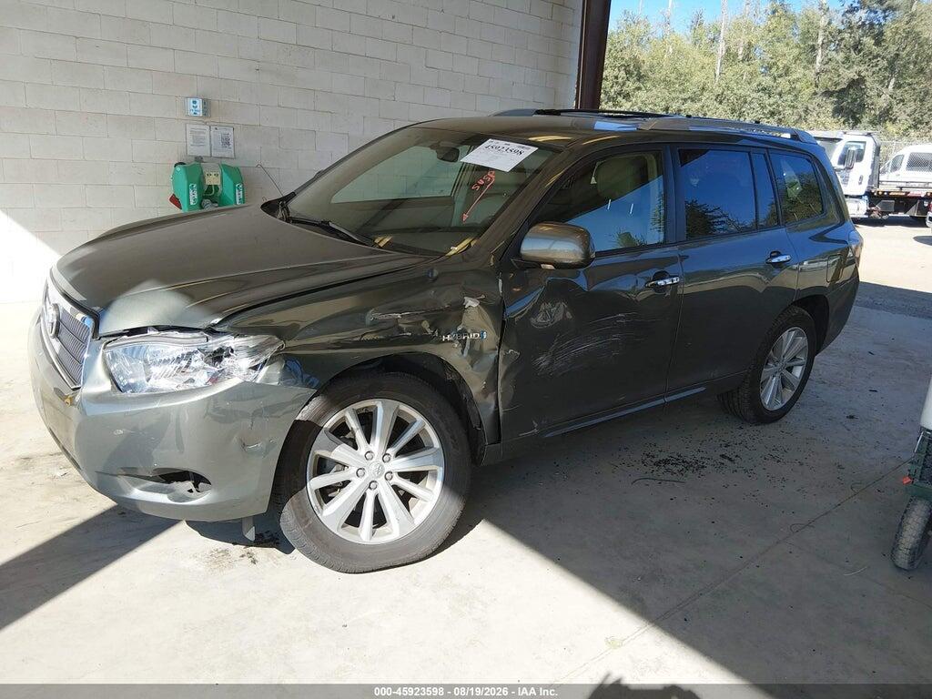 JTEBW3EH2A2037785 2010 TOYOTA HIGHLANDER HYBRID photo no. 2