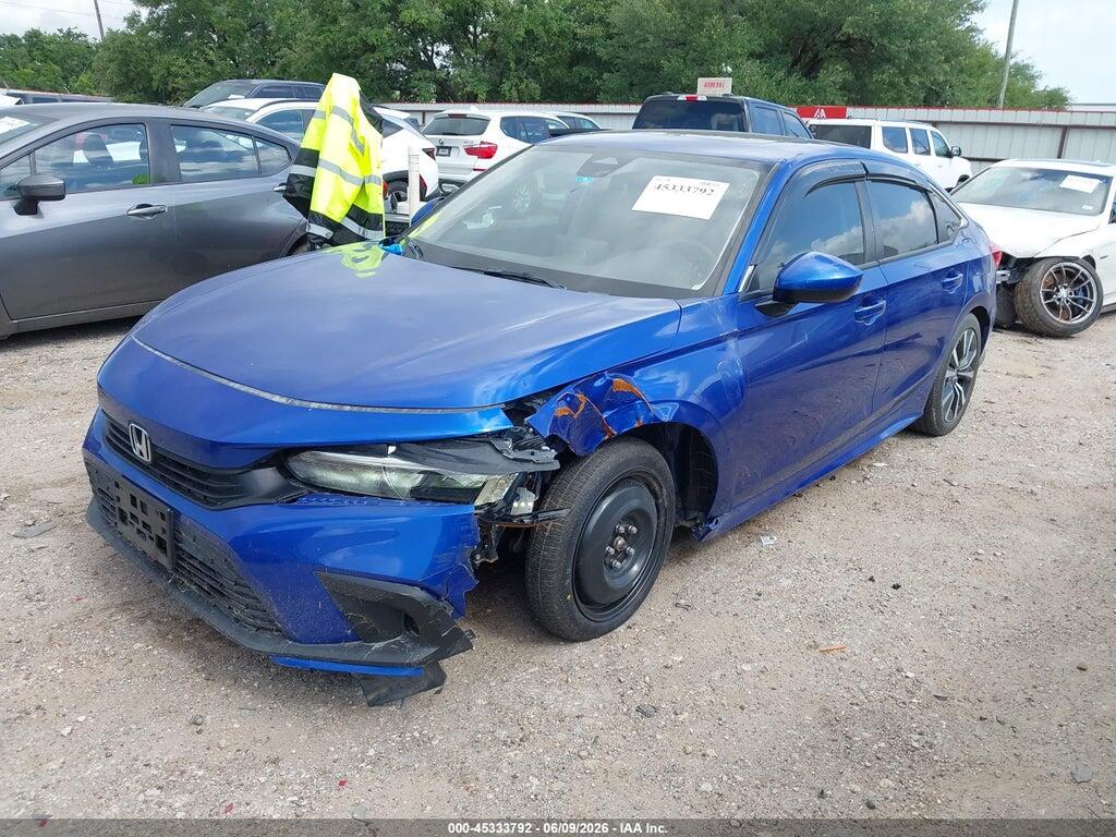 2HGFE1F72NH322651 2022 HONDA CIVIC photo no. 2